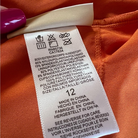 MICHAEL Michael Kors Lace Up One Piece Swimsuit For Beach Vacation Cruise - Picture 6 of 9